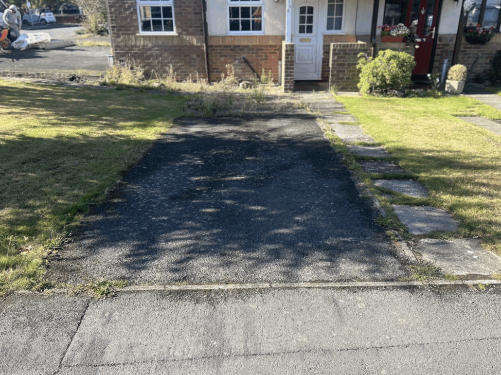 Coalville Driveway Before