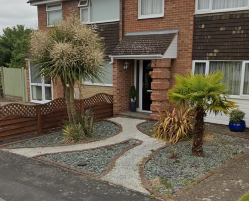 new patio and landscaping project completed in Loughborough