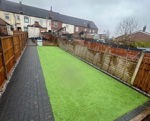 patio completed in Swadlincote